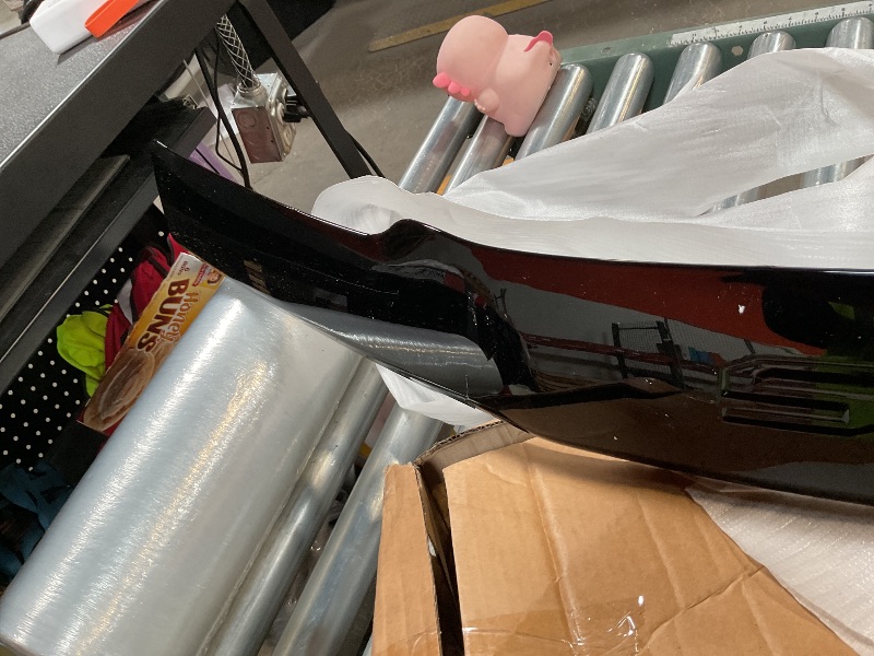 Photo 1 of **REENFORCE OR FIX CRACK**ECOTRIC Black Hood Deflector Bug Shield Compatible with 2017 2018 2019 2020 2021 2022 Ford F250 F350 Super Duty Guard Bonnet Hood Protector
