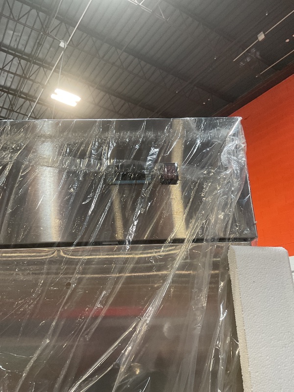 Photo 1 of **WILL NEED A TRUCK TO PICKUP. DAMAGE IS ON BASE. GOOD FOR MAIN FUNCTION STILL.**KoolMore RIR-2D-SSHD Commercial Stainless-Steel Reach-in Refrigerator with Half Door Access for Restaurant, Cafe, and Cold Food Storage, Large 47 Cu. Ft. Capacity, Heavy Duty