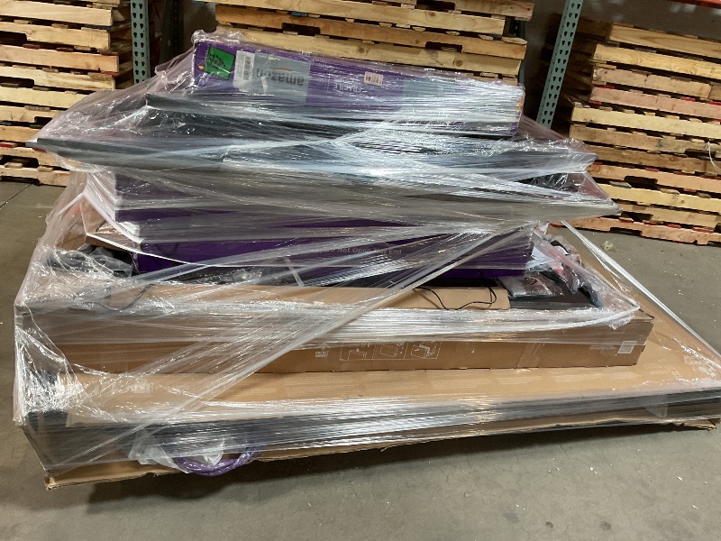 Photo 1 of **FINAL SALE / NO RETURNS/ AS IS / PALLET OF 10 BROKEN TELEVISIONS** WILL NEED A TRUCK FOR PICKUP**