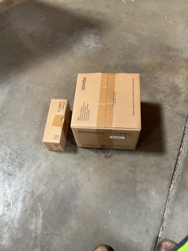Photo 1 of **BOX 2 OF 4 ONLY**Roland VAD504 V-Drums Acoustic Design Streamlined kit with Full-Size Wood Shells. (VAD504-1)