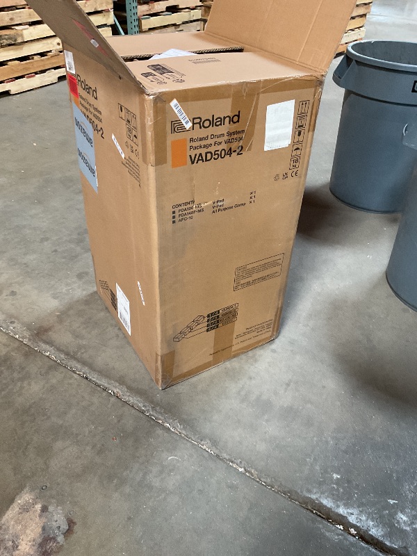 Photo 1 of **BOX 2 OF 4 ONLY**Roland VAD504 V-Drums Acoustic Design Streamlined kit with Full-Size Wood Shells. (VAD504-1)