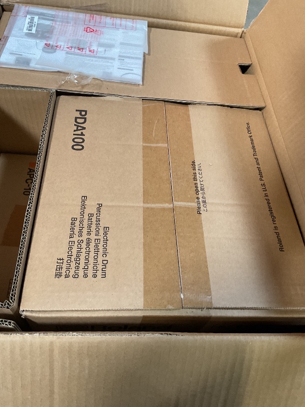 Photo 1 of **BOX 2 OF 4 ONLY**Roland VAD504 V-Drums Acoustic Design Streamlined kit with Full-Size Wood Shells. (VAD504-1)