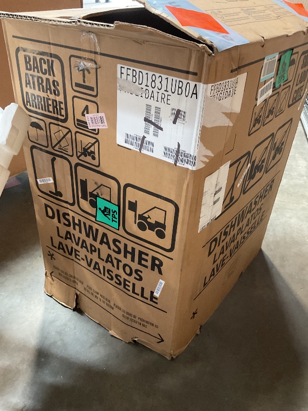 Photo 1 of 8 in. Black Front Control Built-In Tall Tub Dishwasher with Stainless Steel Tub, ENERGY STAR, 52 dBA