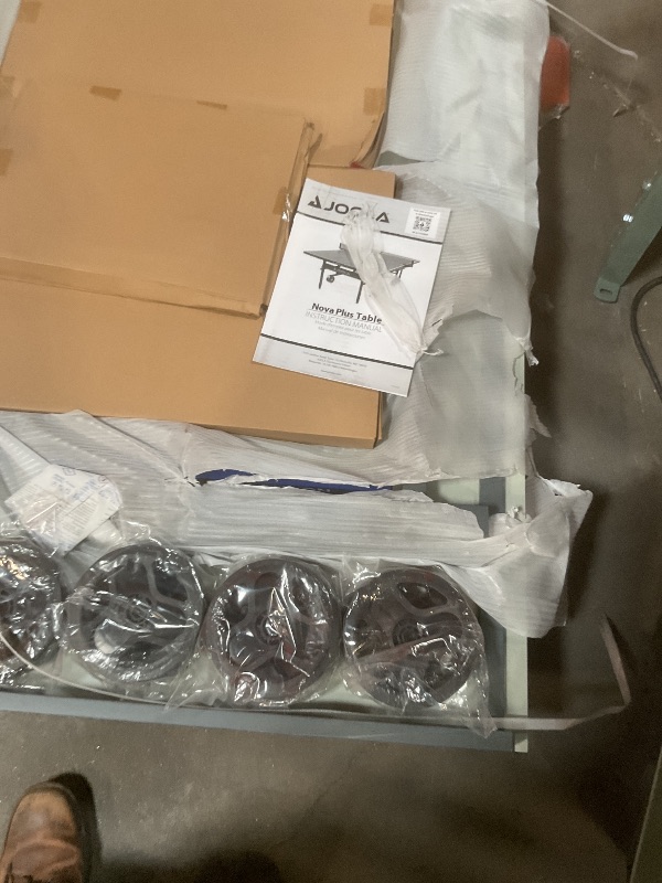 Photo 1 of **NOT IN BOX**JOOLA Nova Pro Plus Indoor/Outdoor Table Tennis Table with Weatherproof PARTS ONLY
