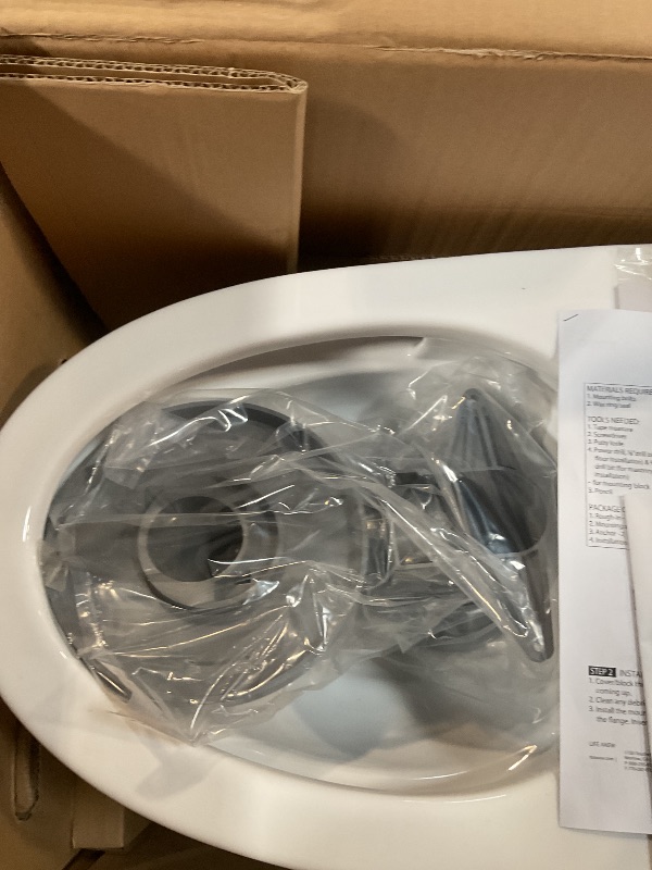 Photo 1 of **SELLING FOR PARTS**TOTO WASHLET+ Nexus One-Piece Elongated 1.28 GPF Toilet with Auto Flush S7A Contemporary Bidet Seat, Cotton White - MW6424736CEFGA#01
