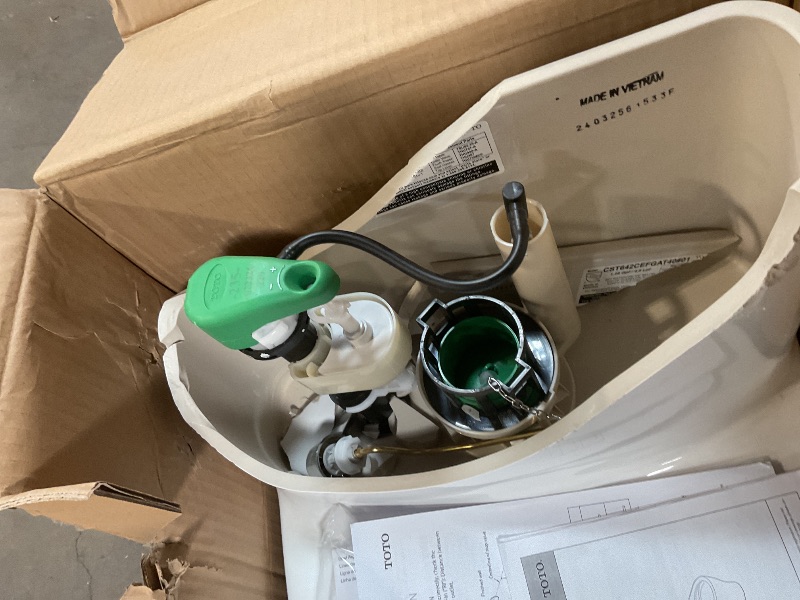 Photo 1 of **SELLING FOR PARTS**TOTO WASHLET+ Nexus One-Piece Elongated 1.28 GPF Toilet with Auto Flush S7A Contemporary Bidet Seat, Cotton White - MW6424736CEFGA#01