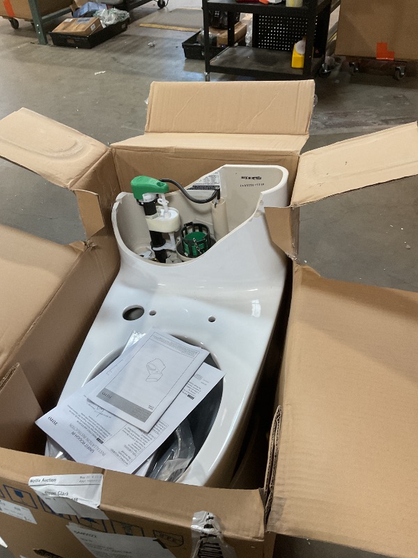 Photo 1 of **SELLING FOR PARTS**TOTO WASHLET+ Nexus One-Piece Elongated 1.28 GPF Toilet with Auto Flush S7A Contemporary Bidet Seat, Cotton White - MW6424736CEFGA#01