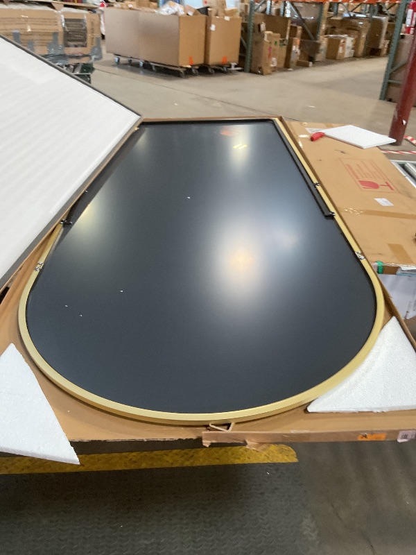 Photo 1 of 32" W x 76" H Modern Arched Bathroom Wall Mirror