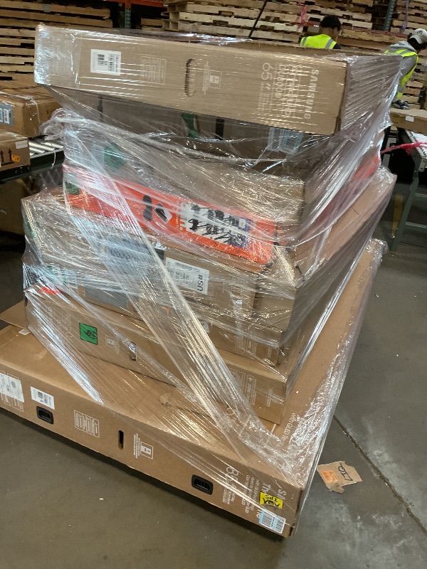 Photo 1 of **FINAL SALE / NO RETURNS / WILL NEED A TRUCK TO PICKUP / PALLET OF 8 BROKEN TELEVISIONS AS IS**