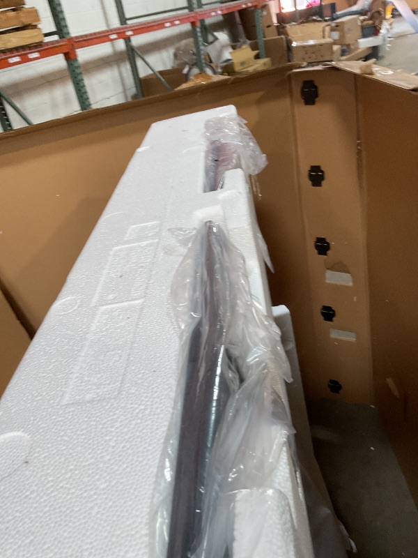 Photo 1 of **SeELLING FOR PARTS**TCL 98-Inch Q65 QLED 4K UHD Smart TV with Google TV (98Q651G, 2024 Model) Dolby Vision, Dolby Atmos, HDR Pro+, Game Accelerator Enhanced Gaming, Voice Remote, Works with Alexa, Streaming Television