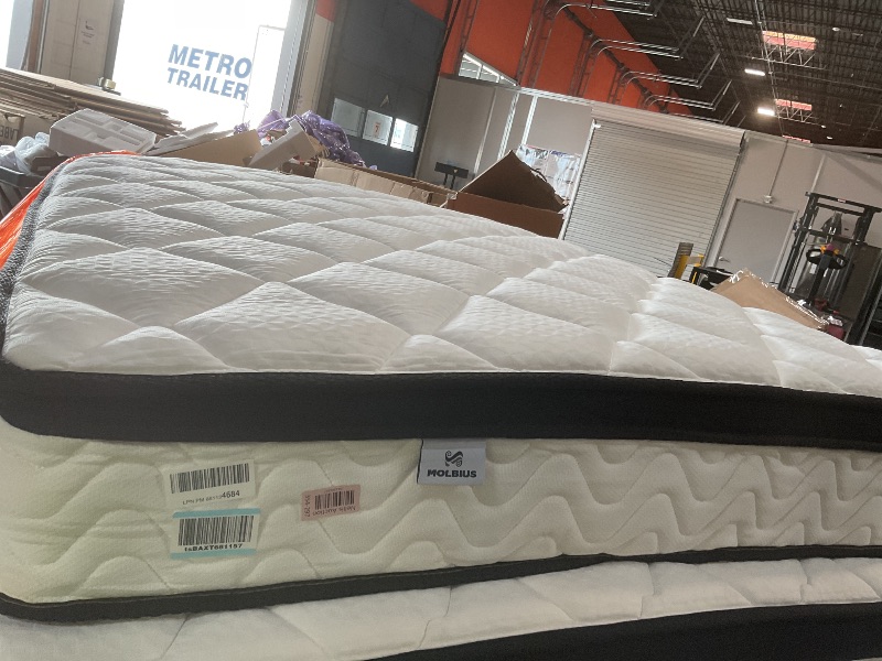 Photo 1 of **DIRTY FROM TRANSPORT**MOLBIUS Queen Mattress 10 Inch | Queen Size Hybrid Mattress | Medium Firm Feel Memory Foam and Individual Pocket Springs | Fiberglass Free Bed Matress | Breathable | CertiPUR-US | Upgrade