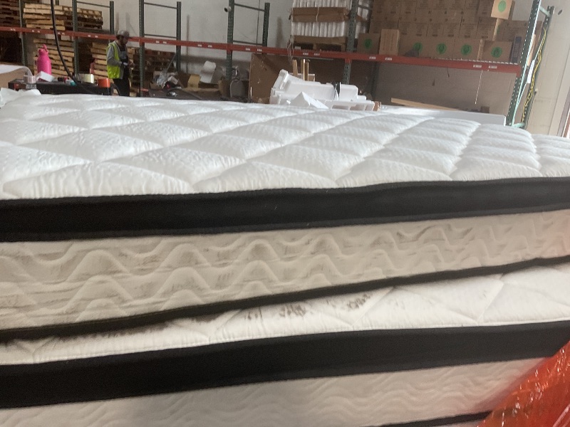 Photo 1 of **DIRTY FROM TRANSPORT**MOLBIUS Queen Mattress 10 Inch | Queen Size Hybrid Mattress | Medium Firm Feel Memory Foam and Individual Pocket Springs | Fiberglass Free Bed Matress | Breathable | CertiPUR-US | Upgrade