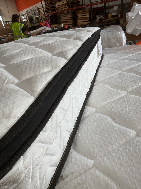 Photo 1 of **DIRTY FROM TRANSPORT**MOLBIUS Queen Mattress 10 Inch | Queen Size Hybrid Mattress | Medium Firm Feel Memory Foam and Individual Pocket Springs | Fiberglass Free Bed Matress | Breathable | CertiPUR-US | Upgrade