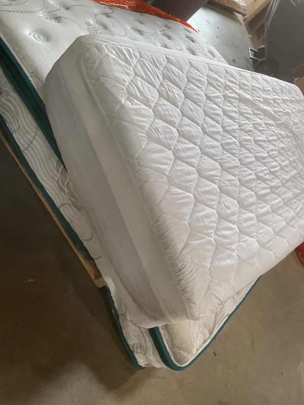 Photo 1 of Nutan 12-inch Hybrid Reactive Medium Soft Memory Foam Mattress with Zipper System | Standard Size, Breathable and Soft, Zippered, Mesh Sides with Removable and Washable Cover, California King Split