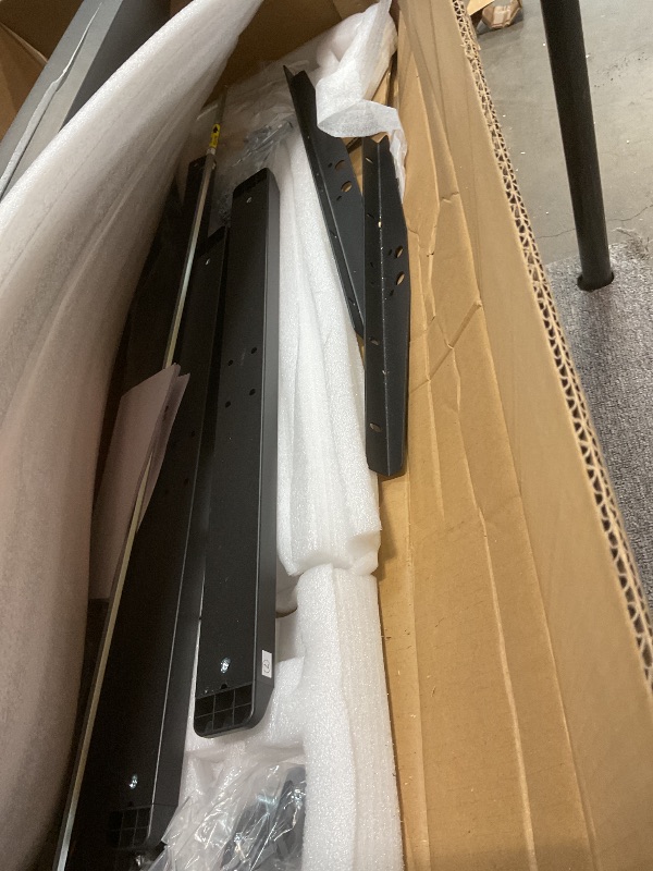 Photo 1 of **SELLING FOR PARTS**Agilestic Electric Standing Desk, 55 x 24 Inches Height Adjustable Desk, Sit Stand up for Work Office Home, Ergonomic Rising Gaming Computer Table with Memory Preset, Black