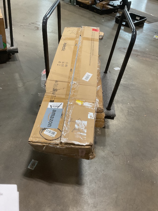 Photo 1 of **SELLING FOR PARTS**Agilestic Electric Standing Desk, 55 x 24 Inches Height Adjustable Desk, Sit Stand up for Work Office Home, Ergonomic Rising Gaming Computer Table with Memory Preset, Black