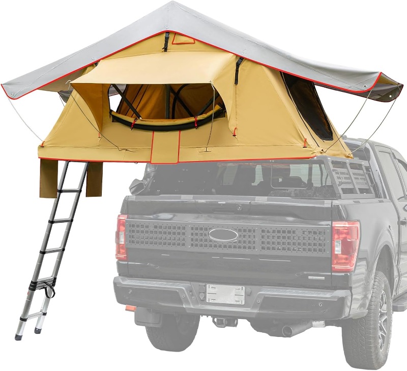 Photo 1 of Joytutus Rooftop Roof Top Tent Camping, Naturenest Roof Top Tent for SUV Car Truck Van,