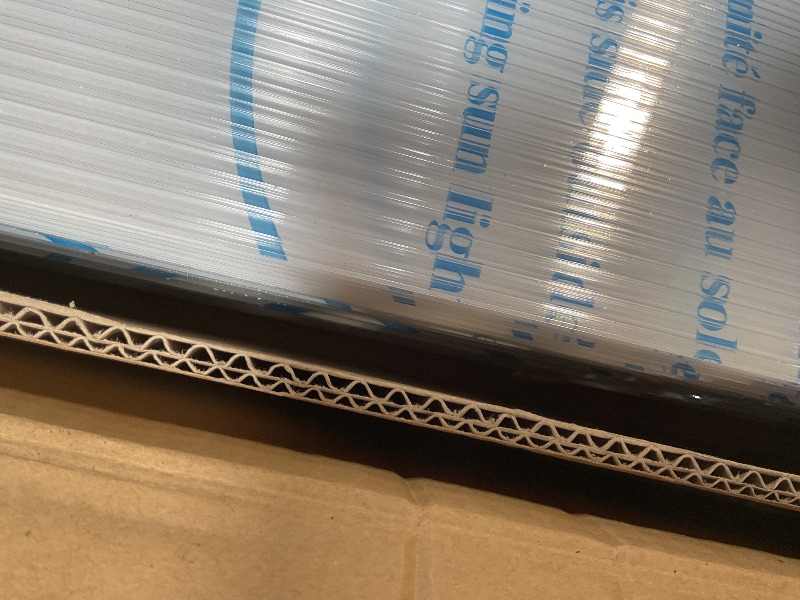 Photo 1 of ** ONLY BOXE1 OUT OF 2**KEIKI 8x10 FT Double Door Polycarbonate Greenhouse with Aluminum Frame,Raised Base and Roof Vent,Walk-in Greenhouses for Patio Garden Backyard