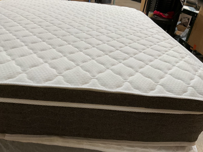 Photo 1 of **DIRTY FROM TRANSPORT**Set the stage for a good night’s sleep with this medium plush hybrid mattress with edge support. It is crafted using a six-layer combination of pocket coils and gel memory foam and features a medium firmness with low motion transfe