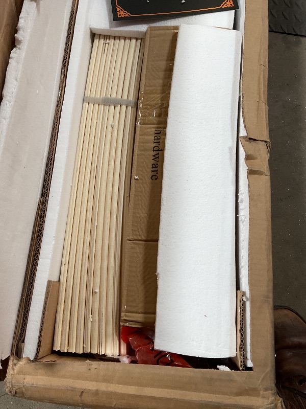 Photo 1 of **BED FRAME PARTS. BOX ONE OF TWO**