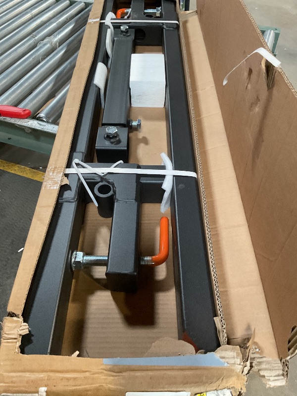 Photo 1 of 60" Clamp on Pallet Forks, 2000LBS Heavy Duty Quick Attach Bucket Fork with Adjustable Stabilizer Bar for Tractor Loader Skid Steer