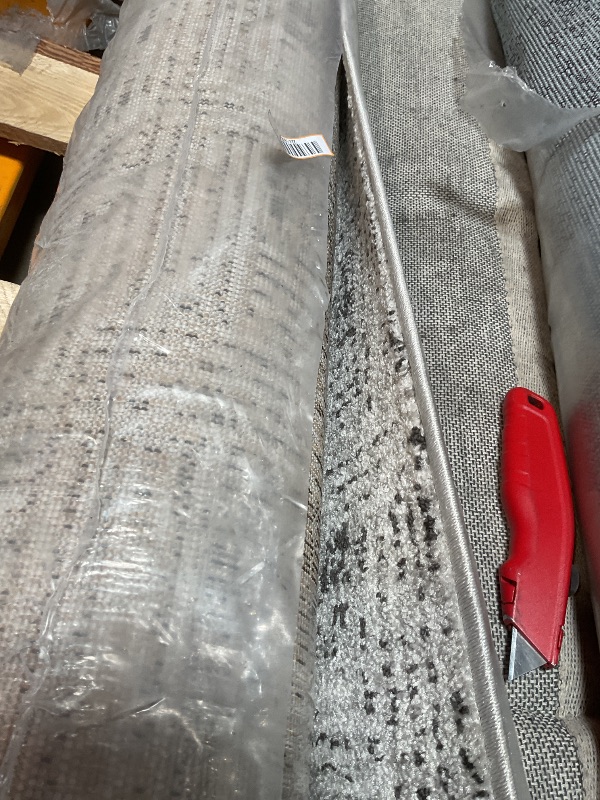 Photo 1 of **DIRTY FROM TRANSPORT**Loloi II Kamala Collection KAM-01 Grey/Graphite 9'-2" x 13' Area Rug