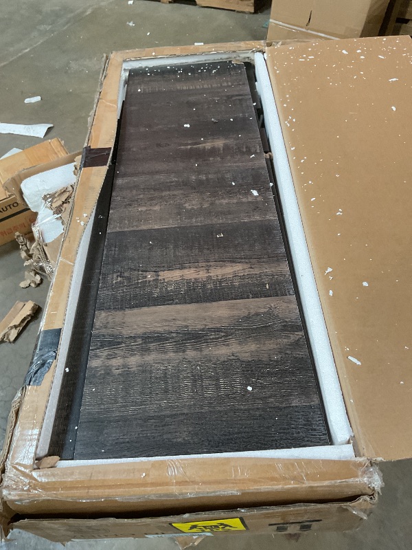 Photo 1 of **SELLING FOR PARTS**GarveeHome Coffee Bar Cabinet with LED Lights 72" Tall Buffet Cabinet with Storage Farmhouse Kitchen Sideboard Tall Coffee Hutch with Microwave Stand/Wine Rack/Glass Shelf Dining Room (Black)