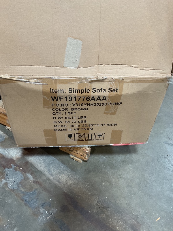 Photo 1 of **SELLING FOR PARTS.  PARTIAL SIMPLE SOFA SET**