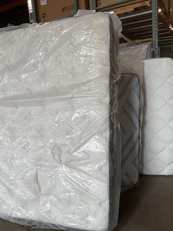 Photo 1 of **DIRTY FROM TRANSPORT**Onlylucky King Size Mattress, 14 Inch Gel Memory Foam Mattress with Pocket Spring for Pressure Relief & Motion Isolation, Medium Firm King Size  CertiPUR-US