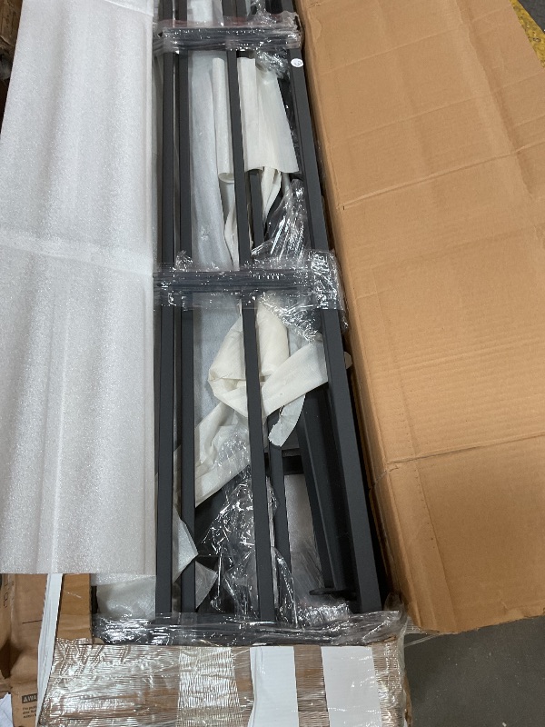 Photo 1 of Twin XL Over Queen Bunk Bed for Adults, Twin XL Over Queen Bunk Beds Frame with 2 Ladder and Full Length Guardrail, Heavy Buty Bunk Beds for Teens, Kids, Mattress Not Included