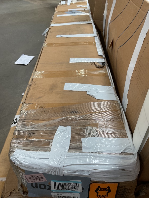 Photo 1 of Twin XL Over Queen Bunk Bed for Adults, Twin XL Over Queen Bunk Beds Frame with 2 Ladder and Full Length Guardrail, Heavy Buty Bunk Beds for Teens, Kids, Mattress Not Included