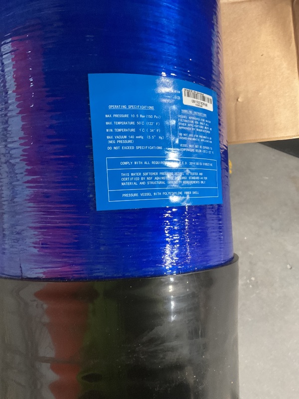Photo 1 of Aquasana SimplySoft® 40,000 Grain Water Softener - Whole House Hard Water Reduction - Base Tank & Cabinet System WH-SF40-BASE