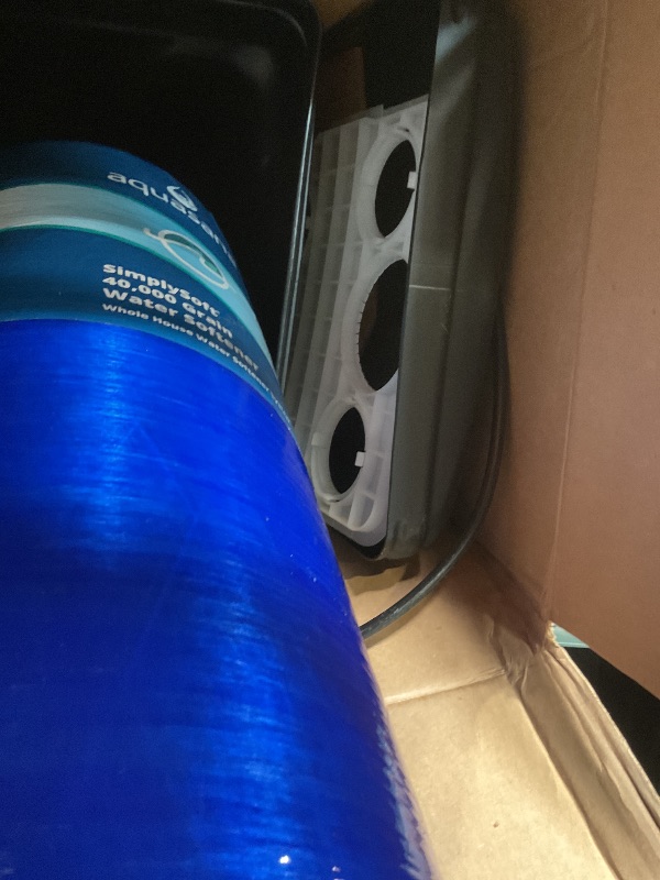 Photo 1 of Aquasana SimplySoft® 40,000 Grain Water Softener - Whole House Hard Water Reduction - Base Tank & Cabinet System WH-SF40-BASE