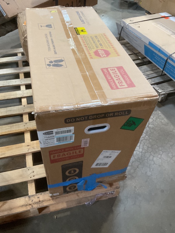 Photo 1 of *MISSING MOUNTING BRACKETS* COSMO COS-668ICS750 30 in. Lumin Collection 380 CFM Ducted Island Range Hood, Soft Touch Controls, LED Lights, Stainless Steel