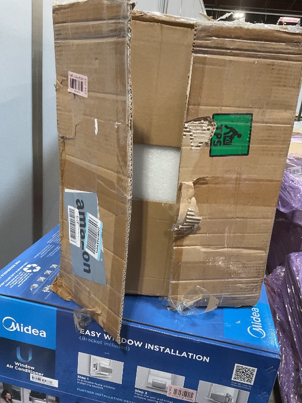 Photo 1 of **Some dents**Merapi Package Delivery Box for Outside, 47.2" *19.7" *14.2" Cold-Rolled Steel Delivery Box for Packages, Anti-Theft Lockable Parcel Drop Boxes for Porch, House, Curbside, Black