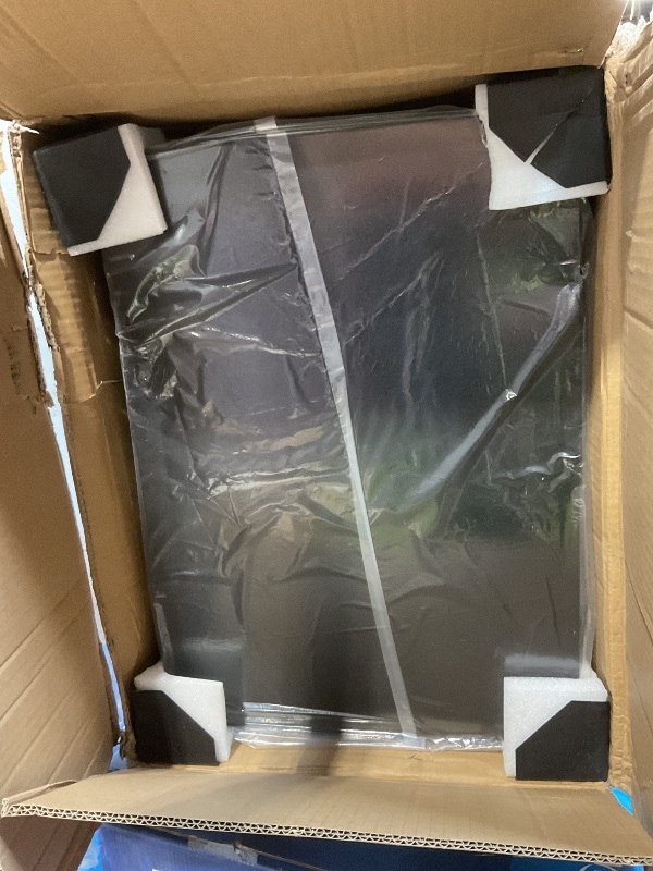 Photo 1 of **Some dents**Merapi Package Delivery Box for Outside, 47.2" *19.7" *14.2" Cold-Rolled Steel Delivery Box for Packages, Anti-Theft Lockable Parcel Drop Boxes for Porch, House, Curbside, Black