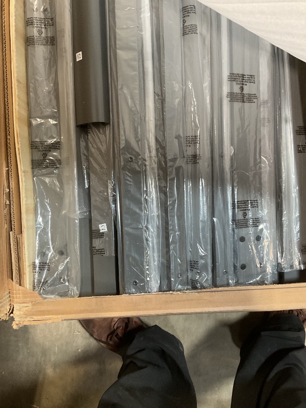 Photo 1 of **SELLING FOR PARTS. PARTIAL SET**Pamapic 10 * 20FT Wall Mounted Gazebo,4*4 Inch Thickened Pillars & Enlarged Base,Outdoor Hardtop Lean to Pergola,UV Resistant Polycarbonate Roof,Aluminum Frame Pergola,Outdoor Patio Awnings for Lawn