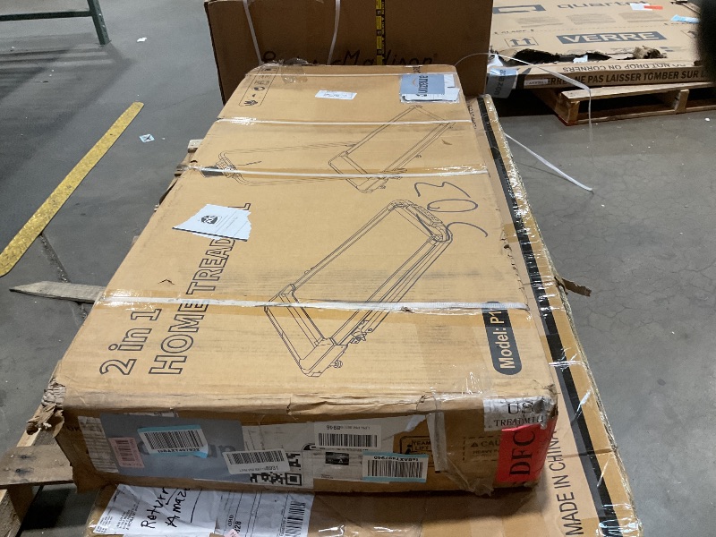 Photo 1 of Acezoe Walking Pad Under Desk Treadmill with Incline, 2 in 1 Foldable Treadmills for Home Small Office, 300 lbs Capacity, Portable Compact Walking Treadmill with Remote Control, LED Display and Apps
