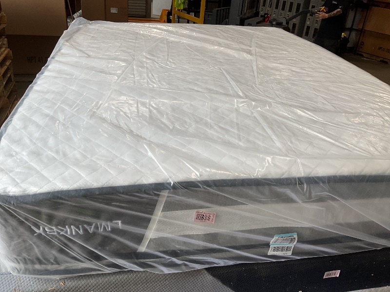 Photo 1 of **DIRTY FROM TRANSPORT**LMANKBK Queen Mattress, 14 Inch Innerspring Hybrid Mattresses in a Box with Gel Memory Foam, Individually Wrapped Encased Coil Pocket Spring Mattress, Pressure Relief, Medium Firm Support,60"*80"*14"…