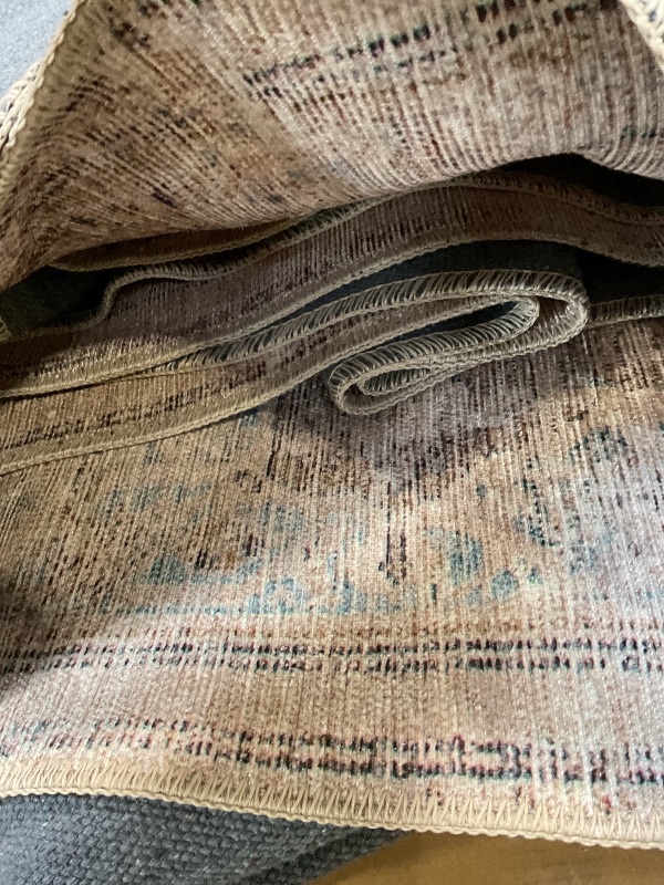 Photo 1 of **DIRTY FROM TRANSPORT**Loloi Amber Lewis Georgie Collection GER-02 Ocean/Sand 10'-0" x 14'-0", .19" Pile Height, Area Rug