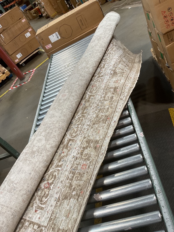 Photo 1 of **DIRTY FROM TRANSPORT **Loloi Chris Loves Julia Ida Collection IDA-03 Bark/Multi 9'-3" x 13'-1", .19" Pile Height, Area Rug