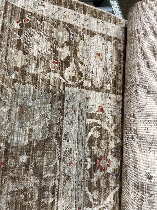 Photo 1 of **DIRTY FROM TRANSPORT **Loloi Chris Loves Julia Ida Collection IDA-03 Bark/Multi 9'-3" x 13'-1", .19" Pile Height, Area Rug