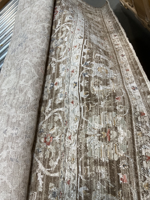 Photo 1 of **DIRTY FROM TRANSPORT **Loloi Chris Loves Julia Ida Collection IDA-03 Bark/Multi 9'-3" x 13'-1", .19" Pile Height, Area Rug