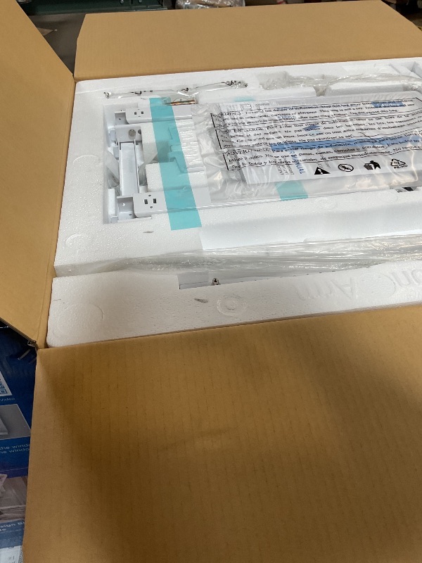 Photo 1 of Midea 12,000 BTU U Shaped Smart Inverter Window Air Conditioner, Cools up to 550 Sq. Ft.,Ultra Quiet with Open Window Flexibility, Works with Alexa/Google Assistant, 35% Energy Savings, Remote Control