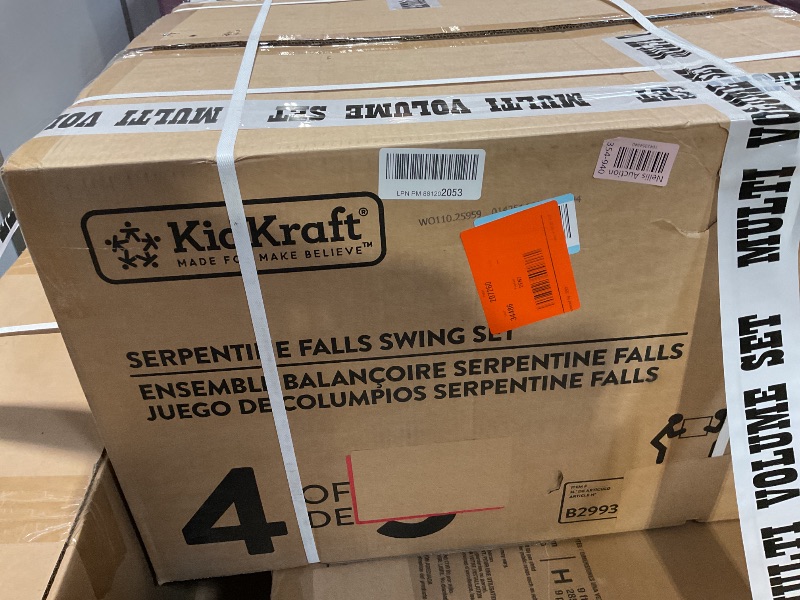 Photo 1 of Partial set KidKraft Serpentine Falls Swing Set
