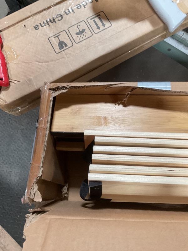 Photo 1 of *FOR PARTS ONLY/ MISSING BOX SPRING COVER* ZINUS Moiz Platform Box Spring, Easy Assembly, Natural, king