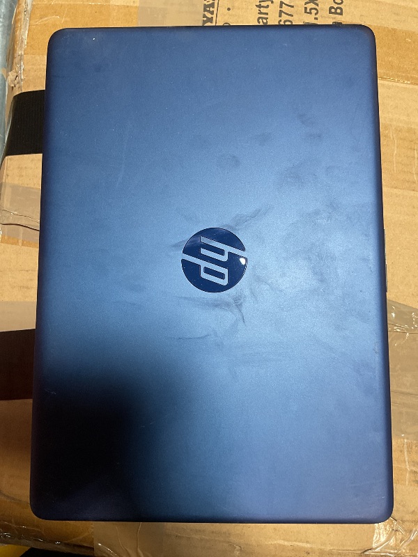 Photo 1 of *MISSING CHARGER* HP Stream 14 inch Windows Laptop Intel Processor N4120 4GB RAM 64GB eMMC Blue