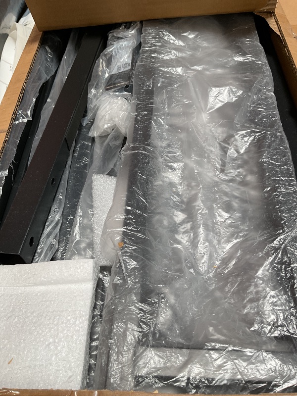 Photo 1 of *MISSING HARDWARE* King Size Bed Frame with Smart LED Lights, Storage Headboard with USB Charging Station, Metal Platform Bed Noise Free, Easy Assembly, No Box Spring Needed