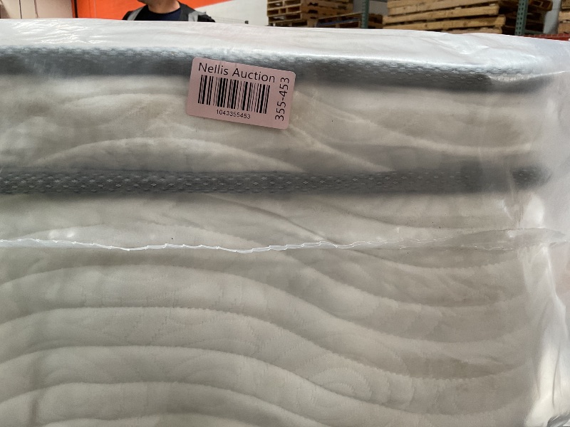 Photo 1 of *DIRTY FROM TRANSPORT* Modway MOD-7089-WHI Jenna 12" Innerspring Pillow Top Queen Mattress, White