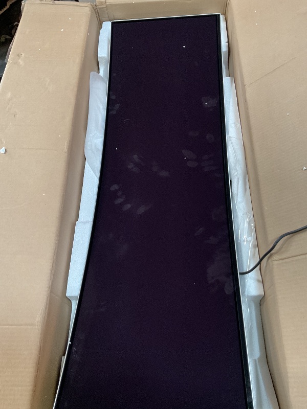 Photo 1 of *****PARTS ONLY DOES NOT TURN ON*****Samsung 49" Odyssey OLED (G93SC) Series Curved Gaming Monitor w QD-OLED, 240Hz, 0.03ms, DQHD, G-Sync Compatible, AMD FreeSync Premium Pro,Height Adjustable Stand,3 Yr Warranty,LS49CG932SNXZA